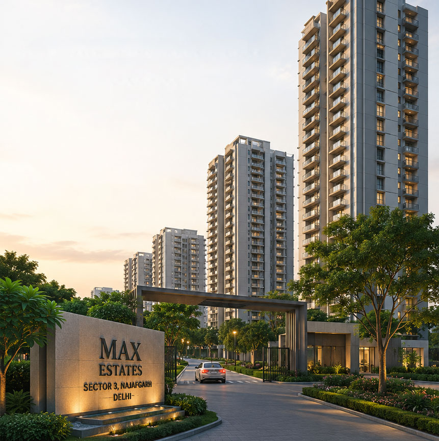 Max Estates Najafgarh Delhi